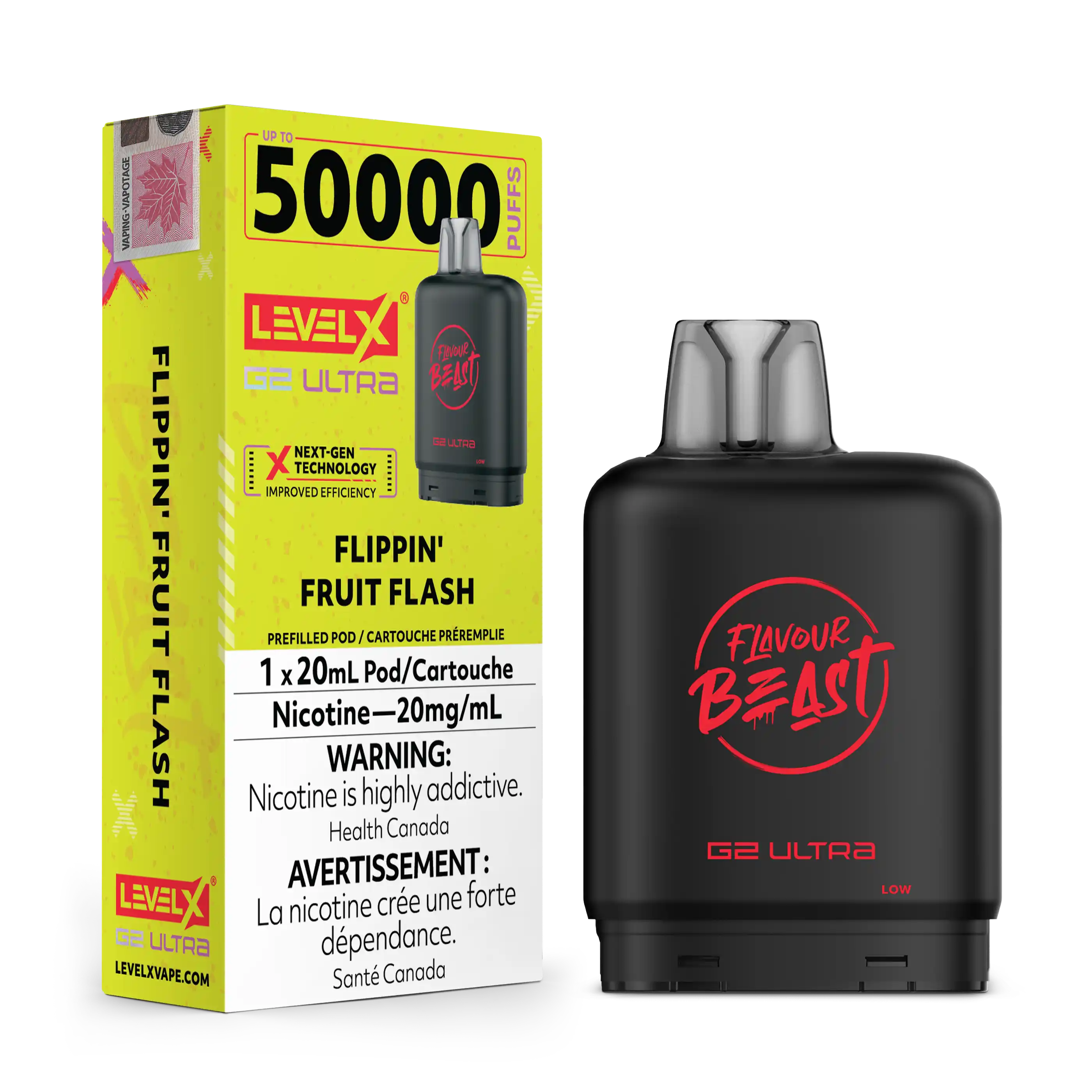 Flippin' Fruit Flash by Level X Flavour Beast G2 Ultra 50K