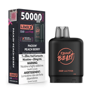 Packin' Peach Berry par Level X Flavour Beast G2 Ultra 50K