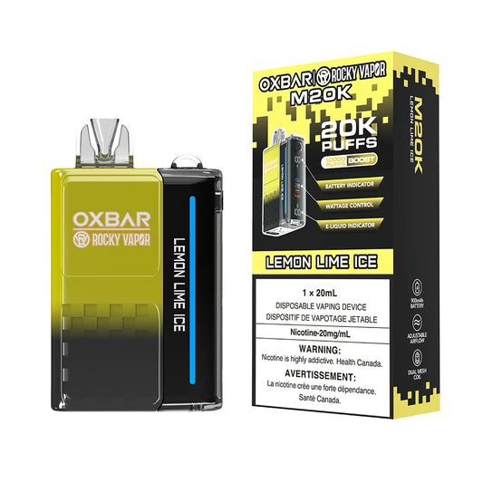 Lemon Lime Ice Oxbar M20K - Disposable Vape