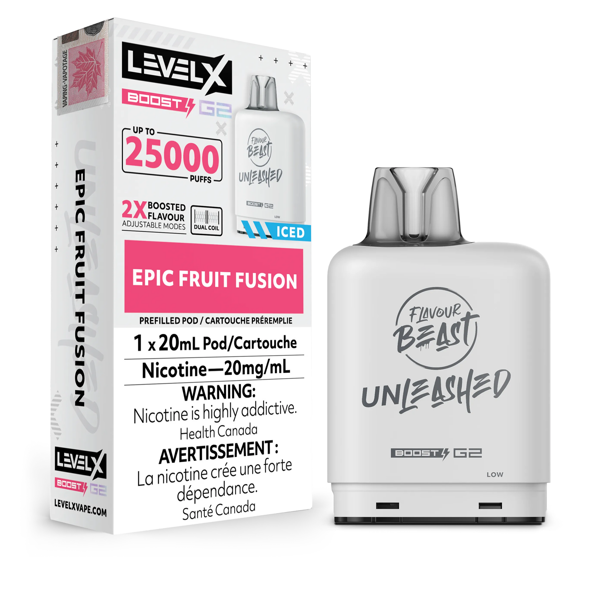 Epic Fruit Fusion Flavour Beast Boost G2 Unleashed Pods 25K