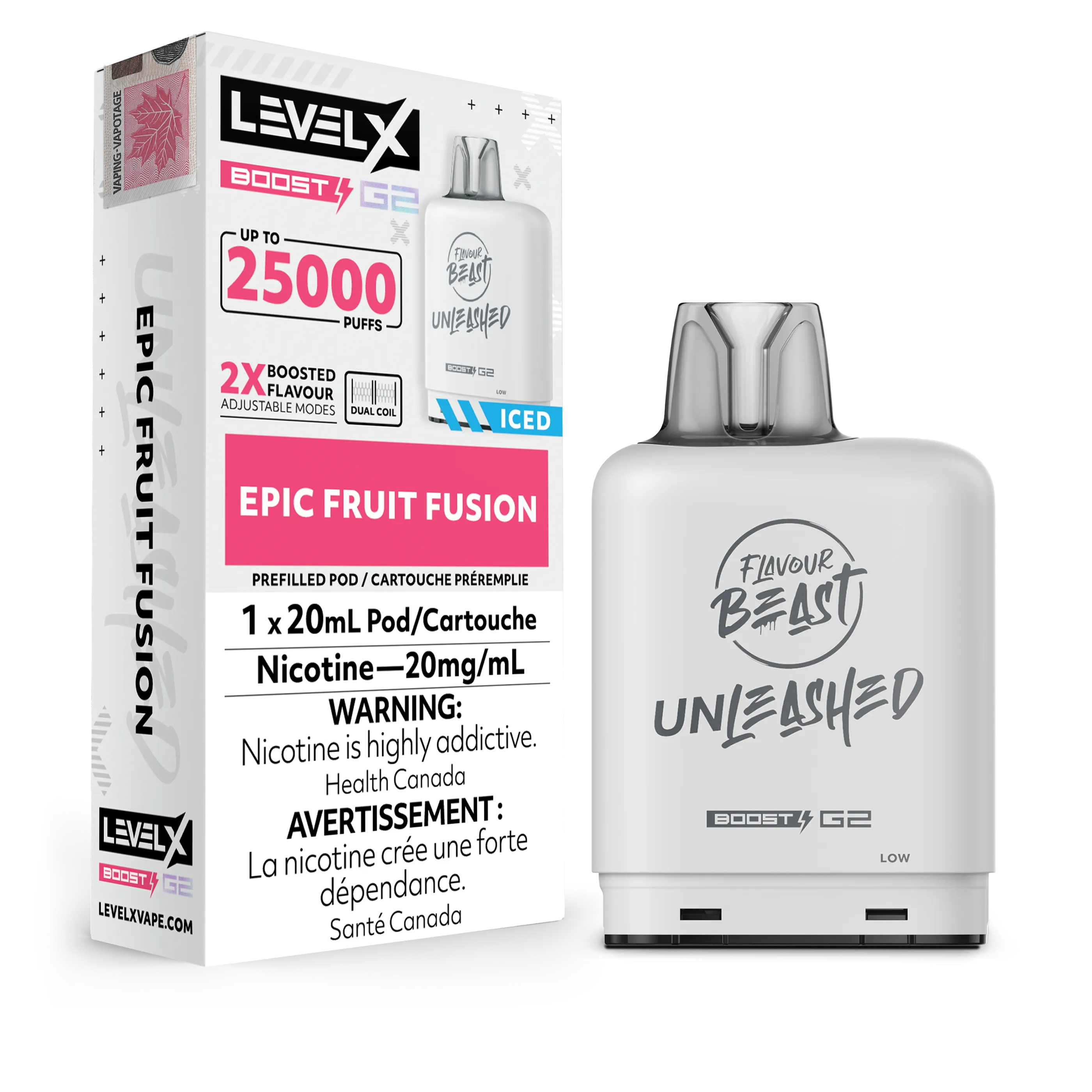 Epic Fruit Fusion Flavour Beast Boost G2 Unleashed Pods 25K