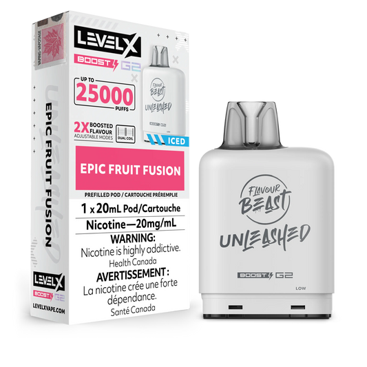 Epic Fruit Fusion Flavour Beast Boost G2 Unleashed Pods 25K