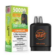 Orange Citron Vert Aigre Gushin par Level X Flavour Beast G2 Ultra 50K