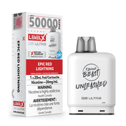 Epic Red Lightning Glacé par Level X Flavour Beast Unleashed G2 Ultra 50K