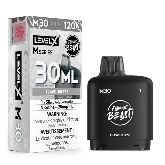 Flavourless Level X M Series Pod 30mL 120K Pod