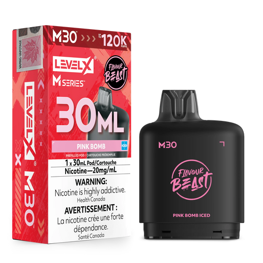 Pink Bomb Iced Level X M Series Pod 30mL 120K Pod