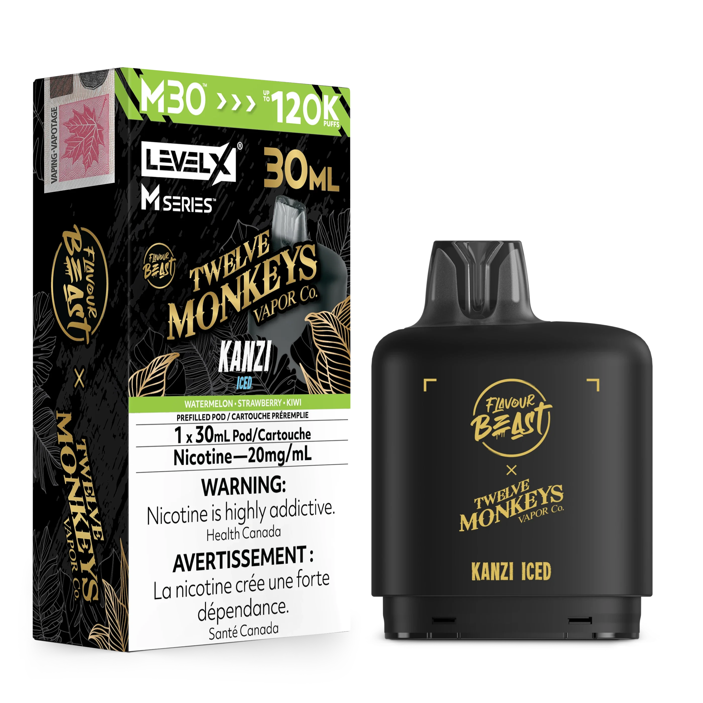 Kanzi Iced Level X M Series Pod 30mL 120K Pod