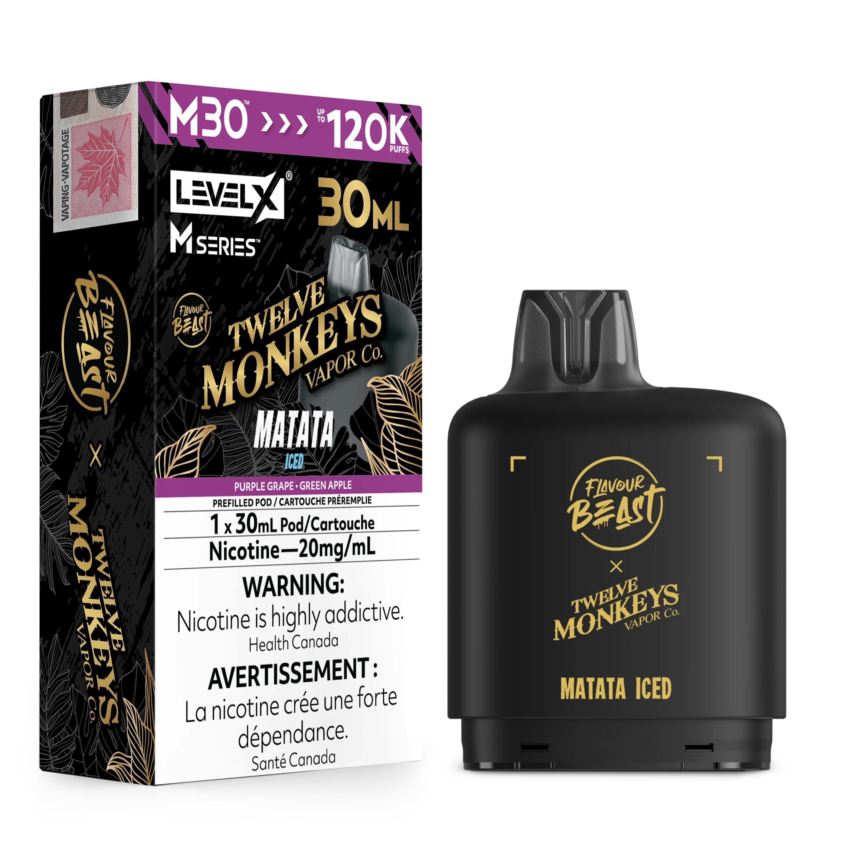Matata Iced Level X M Series Pod 30mL 120K Pod