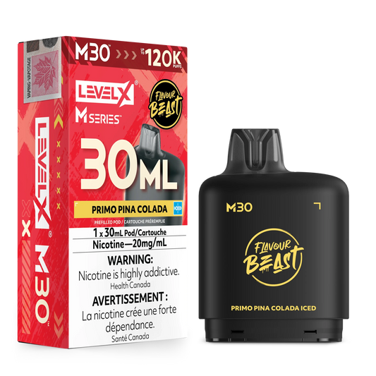 Primo Pina Colada Iced Level X M Series Pod 30mL 120K Pod