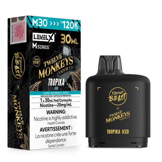 Tropika Iced Level X M Series Pod 30mL 120K Pod