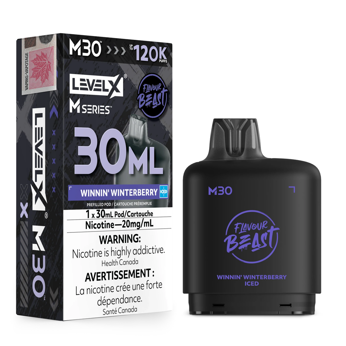 Winnin' Winterberry Iced Level X M Series Pod 30mL 120K Pod