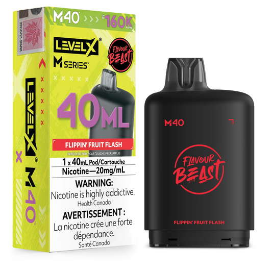 Flippin' Fruit Flash Level X M Series Pod 40mL 160K Pod