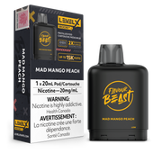 Mad Mango Peach Level X Flavour Beast Boost Pods 15K