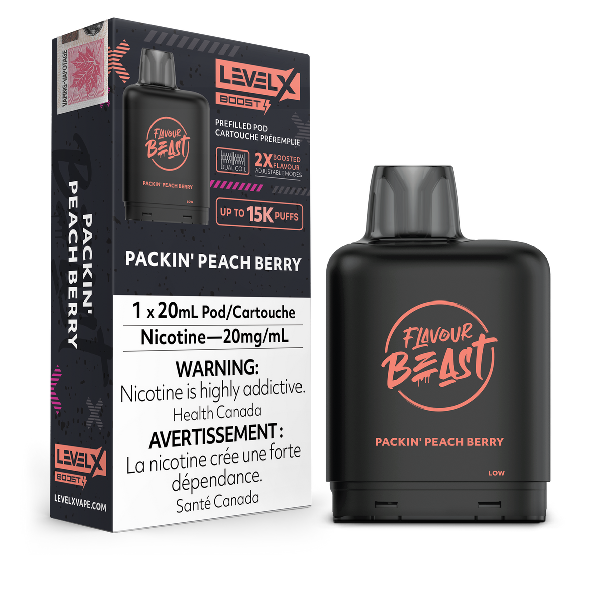 Level X - Flavour Beast Boost Pods (15k puffs) - Super Sour Pineapple Iced