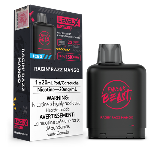 Level X - Flavour Beast Boost Pods (15k puffs) - Super Spearmint