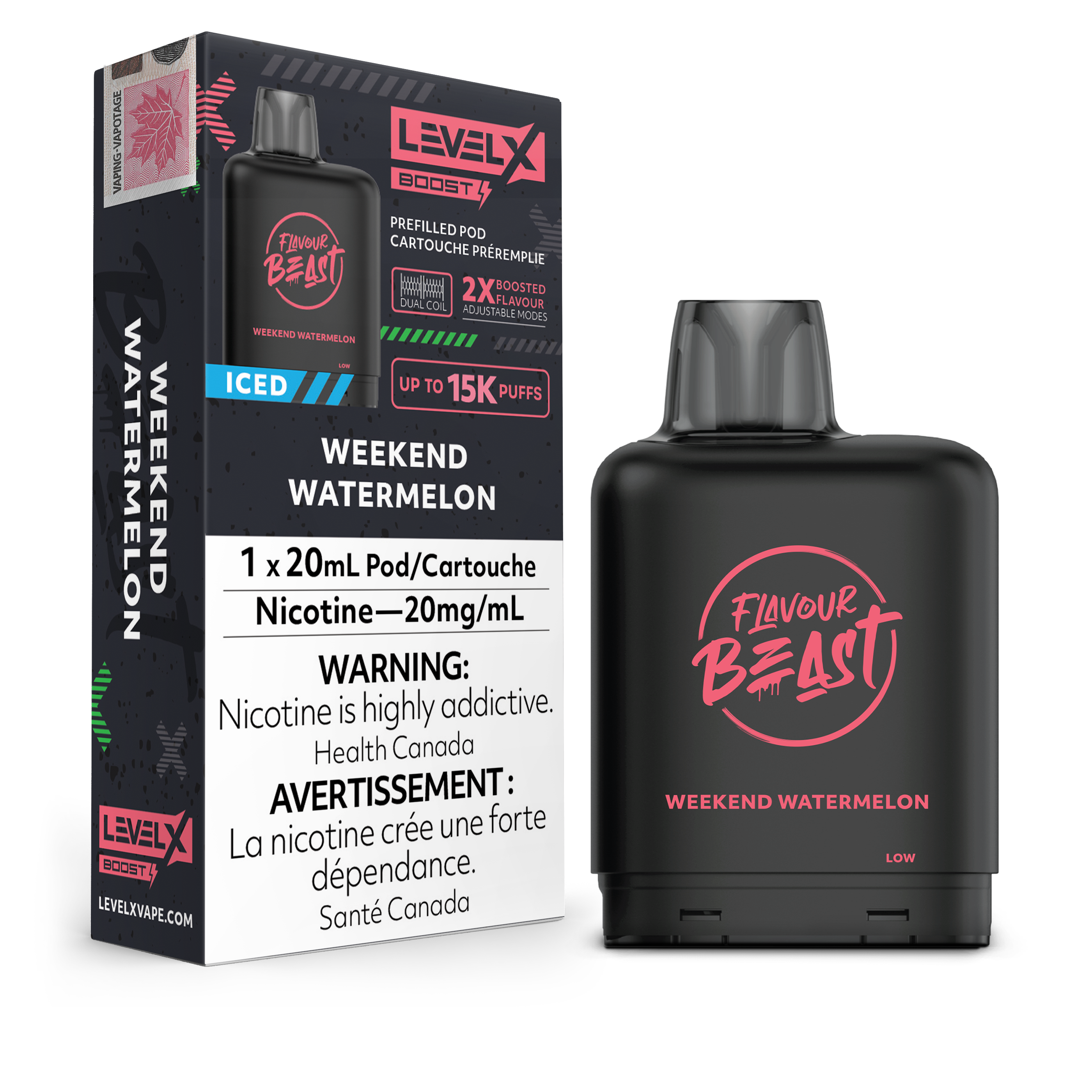 Level X - Flavour Beast Boost Pods (15k puffs) - Blessed Blueberry Mint