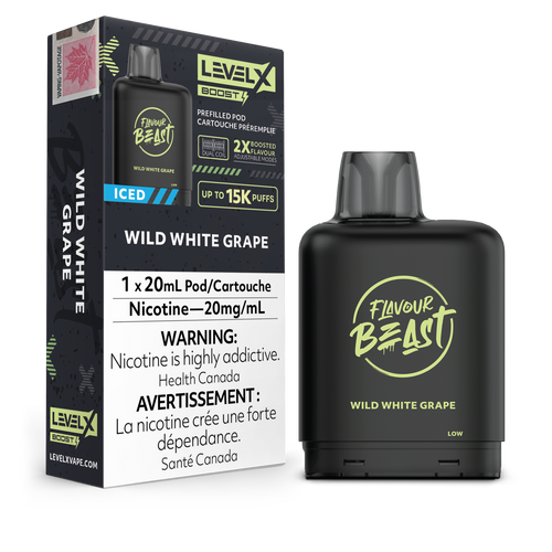 Level X - Flavour Beast Boost Pods (15k puffs) - Boss Blueberry