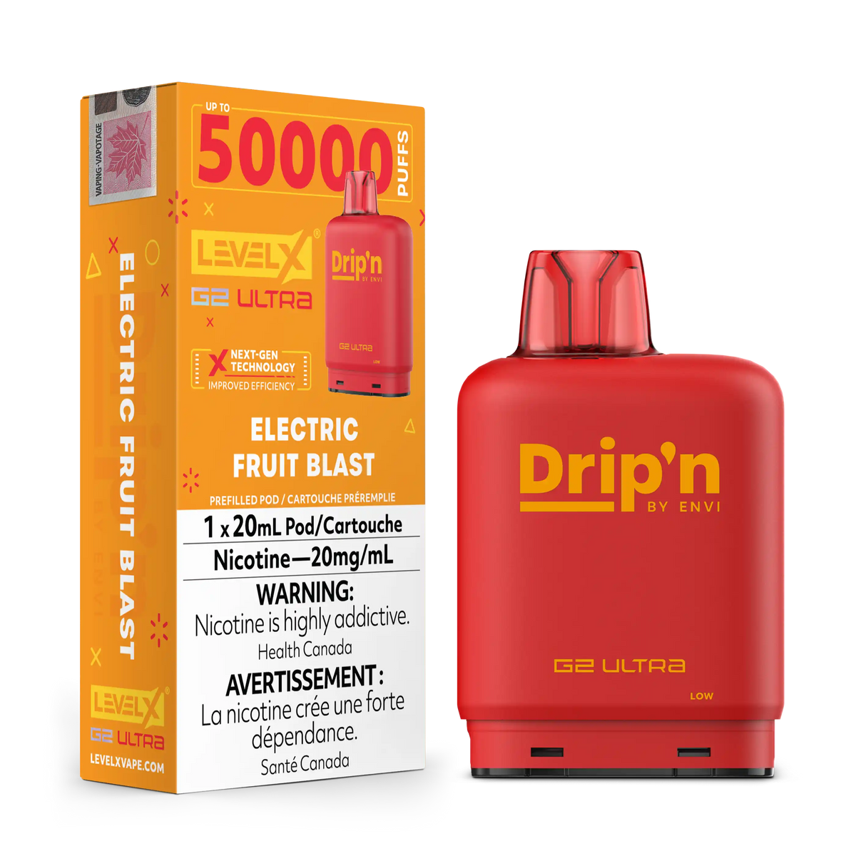 Electric Fruit Blast by Level X Drip'n G2 Ultra 50K
