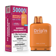 Framboise Pêche Mangue Glacée par Level X Drip'n G2 Ultra 50K