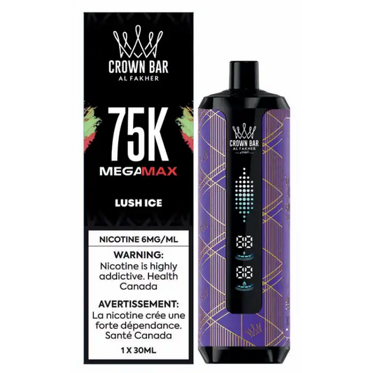 Lush Ice Al Fakher Crown Bar - Disposable 75K