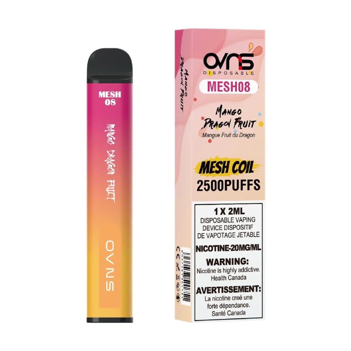 Mango Dragon Fruit Ovns Mesh 08 - Disposable 2.5K