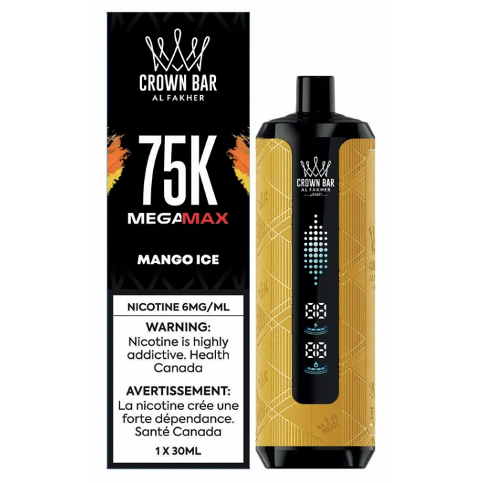 Mango Ice Al Fakher Crown Bar - Disposable 75K