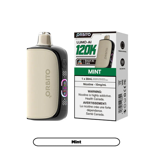 Mint Orbito Lumo AI 30mL [10mg] - Disposable Vape 120K