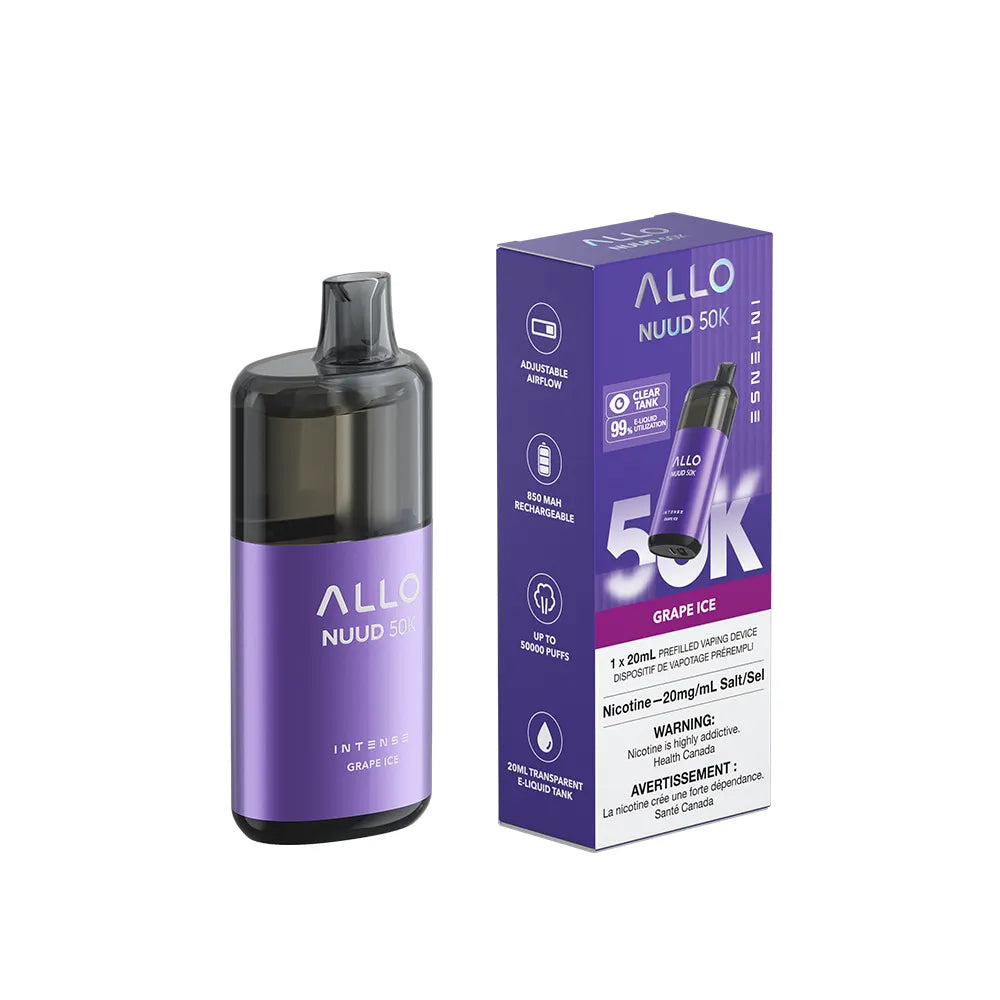 Grape Ice Allo Intense Nuud - Disposable 50K