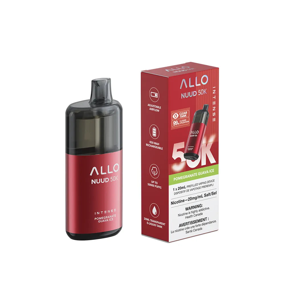Pomegranate Guava Ice Allo Intense Nuud - Disposable 50K