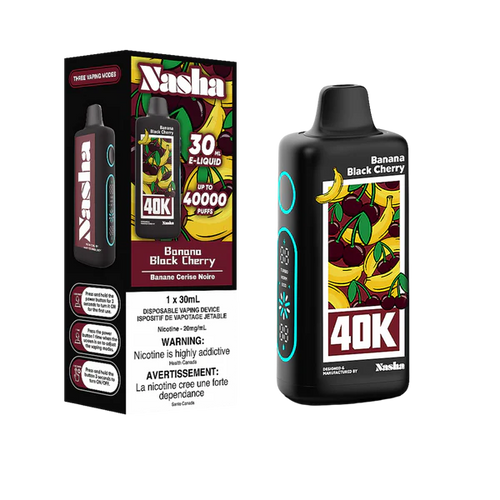 Nasha 40K Disposable - Banana Black Cherry