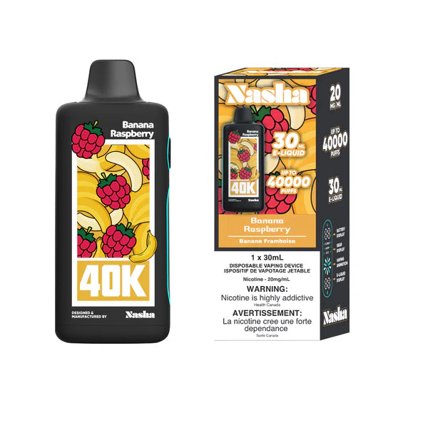 Nasha 40K Disposable - Banana Raspberry