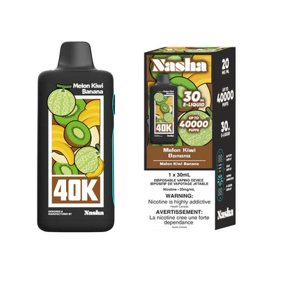 Nasha 40K Disposable - Melon Kiwi Banana