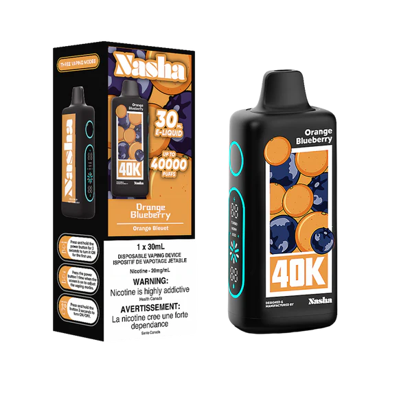 Nasha 40K Disposable - Orange Blueberry