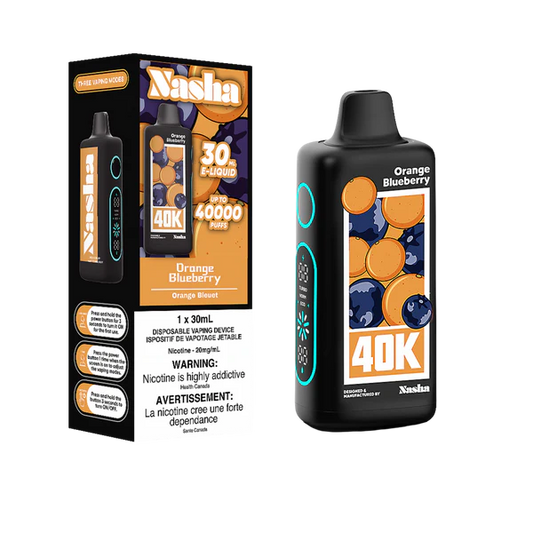 Nasha 40K Disposable - Orange Blueberry