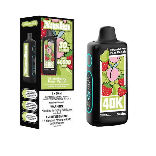 Nasha 40K Disposable - Strawberry Pear Peach