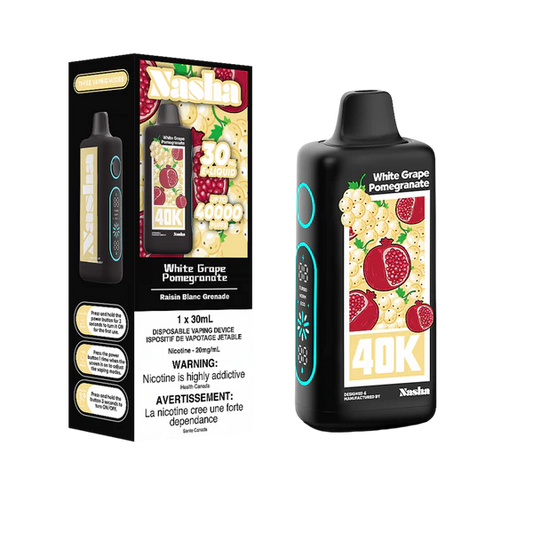 Nasha 40K Disposable - White Grape Pomegranate