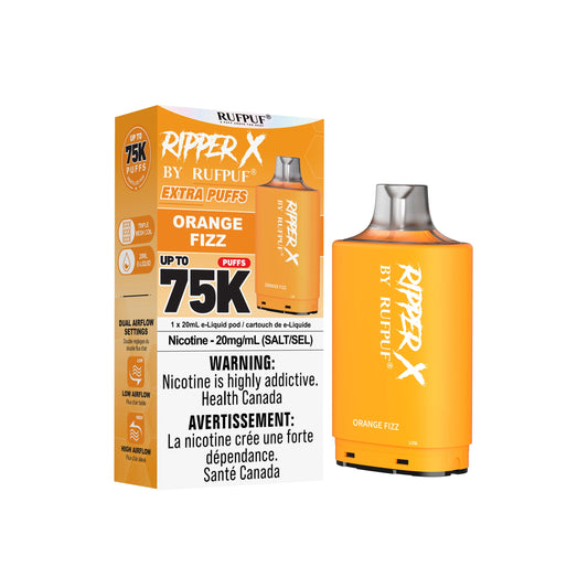Orange Fizz Rufpuf Ripper X Pods 75K