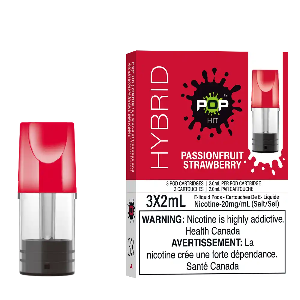 Passionfruit Strawberry Stlth Pods by Pop Hybrid