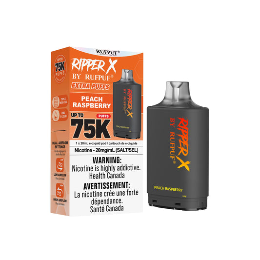 Peach Raspberry Rufpuf Ripper X Pods 75K