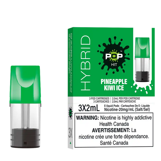 Pineapple Kiwi Ice Stlth Pods by Pop Hybrid