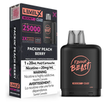 Packin' Peach Berry Saveur Beast Boost G2 Pods 25K