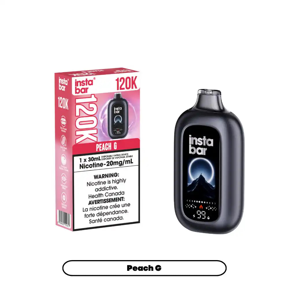 Peach G Insta Bar 120K - Disposable Vape