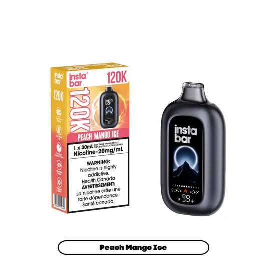 Peach Mango Ice Insta Bar 120K - Disposable Vape