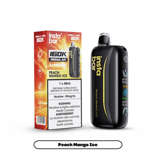 Peach Mango Ice Insta Bar Mega Pro 160K - Disposable Vape
