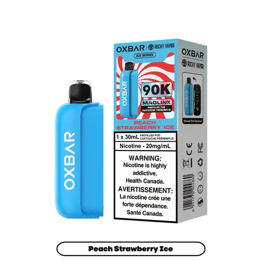 Peach Strawberry Ice Oxbar Maglink Pods (Ice Series) 90K