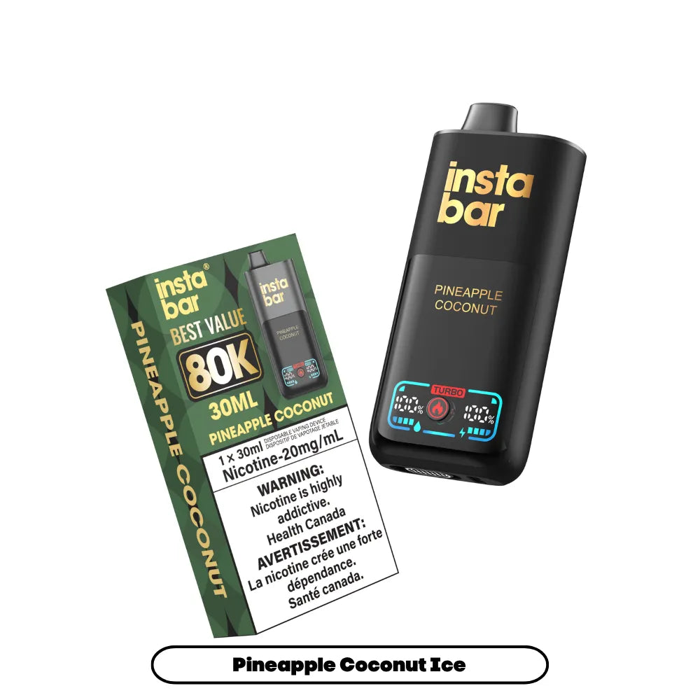 Pineapple Coconut Ice Insta Bar - Disposable 80K