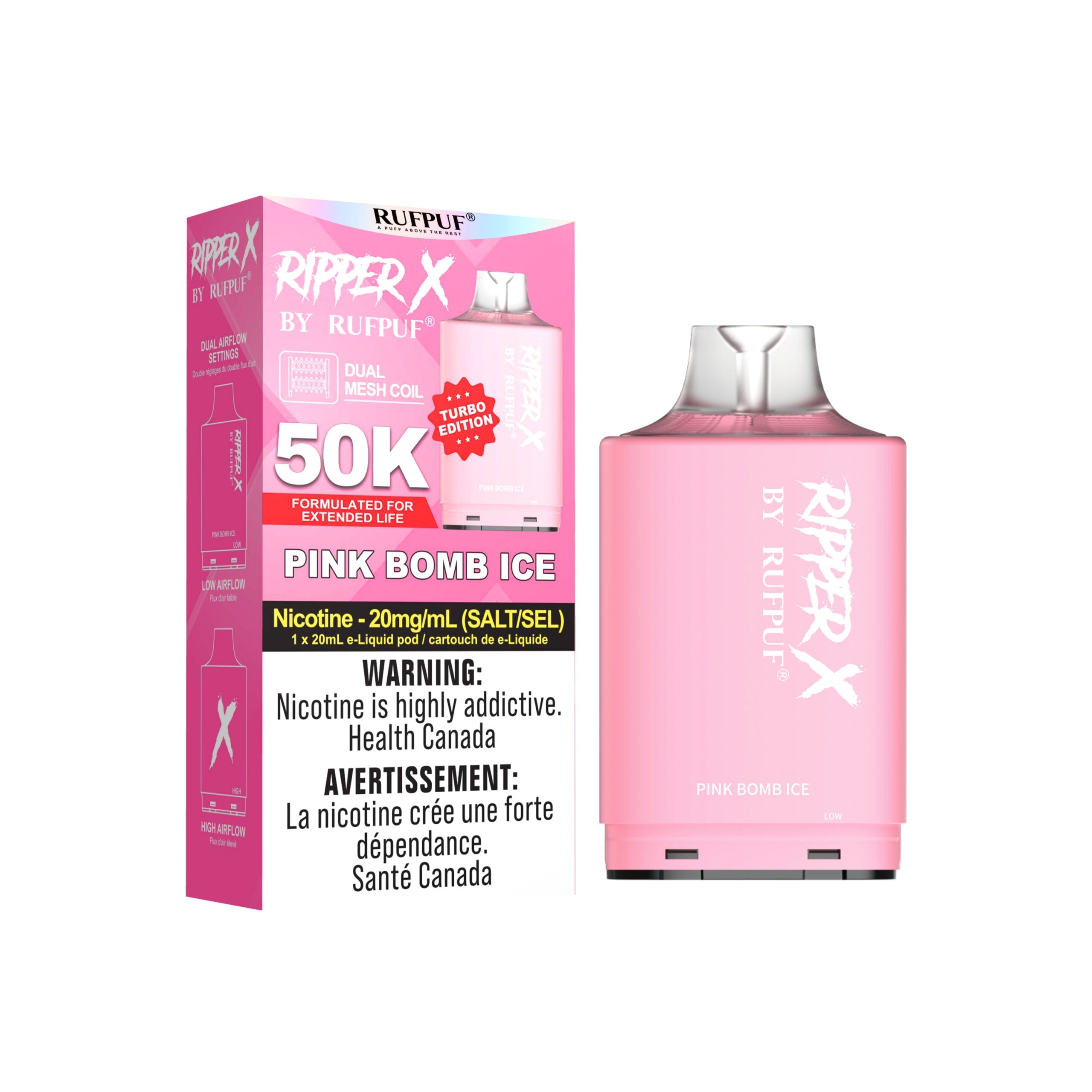 Mango Peach Rufpuf Ripper X Pods 50K