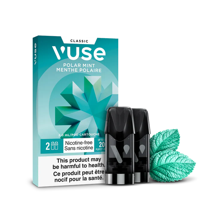 Polar Mint Zero Nic Vuse Pods Classic