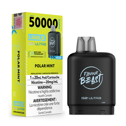 Polar Mint by Level X Flavour Beast G2 Ultra 50K