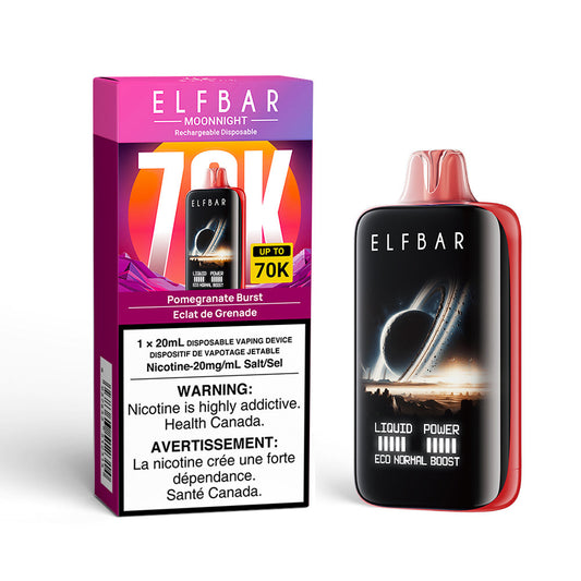 Pomegranate Burst Elf Bar Moonight - Disposable 70K